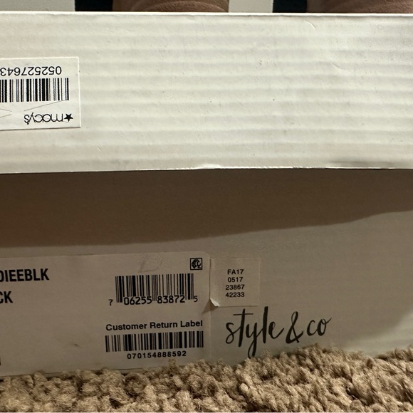 Style and Co Haddiee Block Heeled, Strappy Sandal - Picture 5 of 5